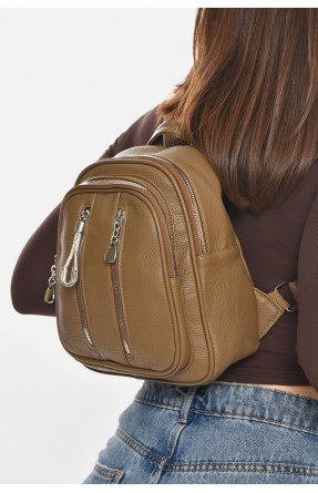 Рюкзак женский из экокожи цвета хаки 6810 213388C