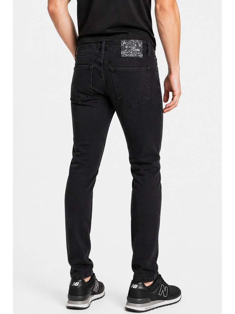 Джинси чоловічі однотонні чорного кольору 3704 213390C