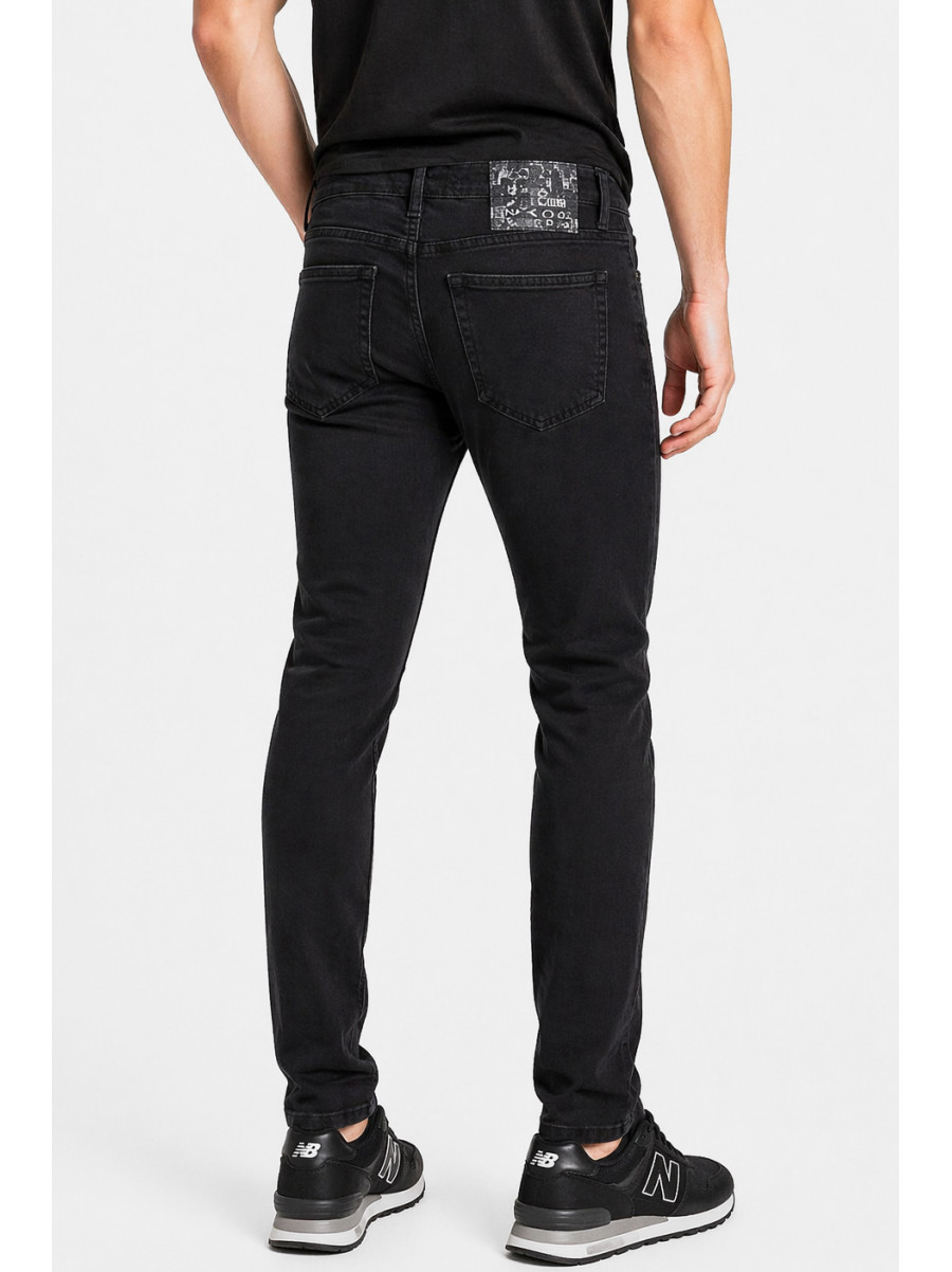 Джинси чоловічі однотонні чорного кольору 3704 213390C