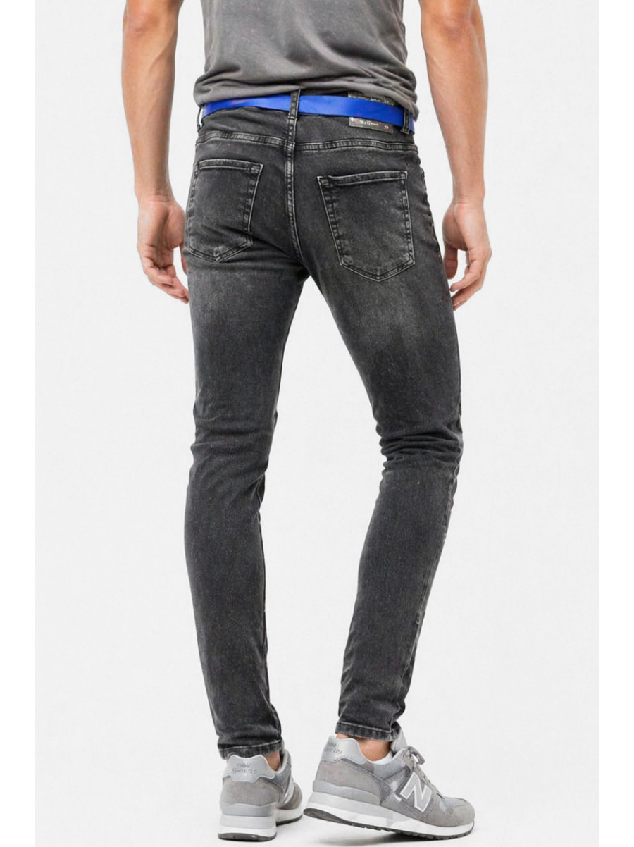 Джинси чоловічі однотонні чорного кольору 4260 213391C