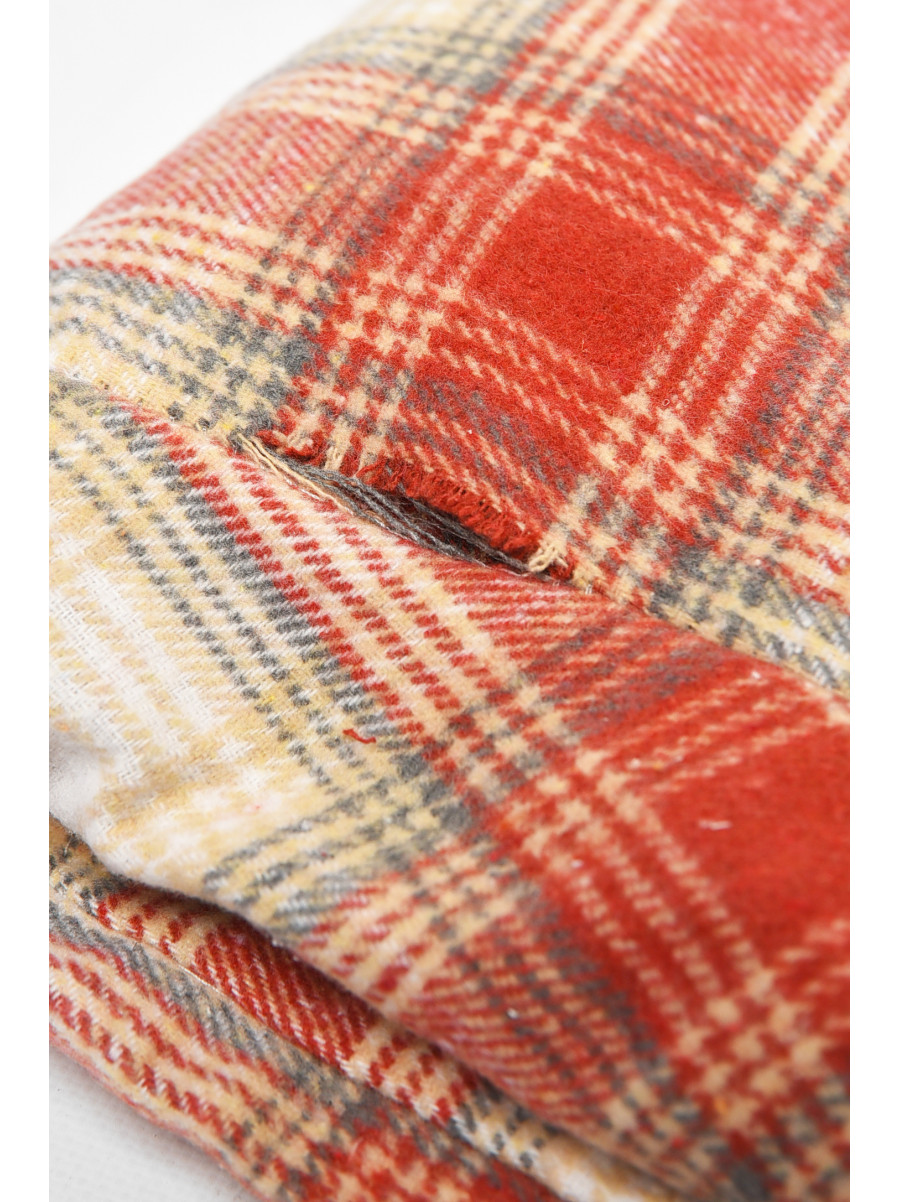 Сорочка жіноча в клітинку червоного кольору Уцінка 213402C