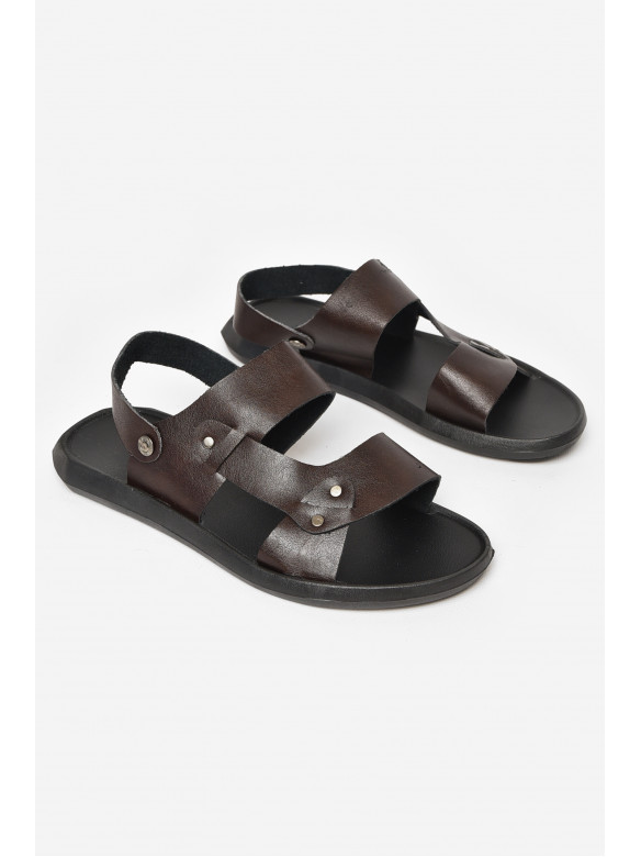 Сандалии мужские коричневого цвета 77С 213420C