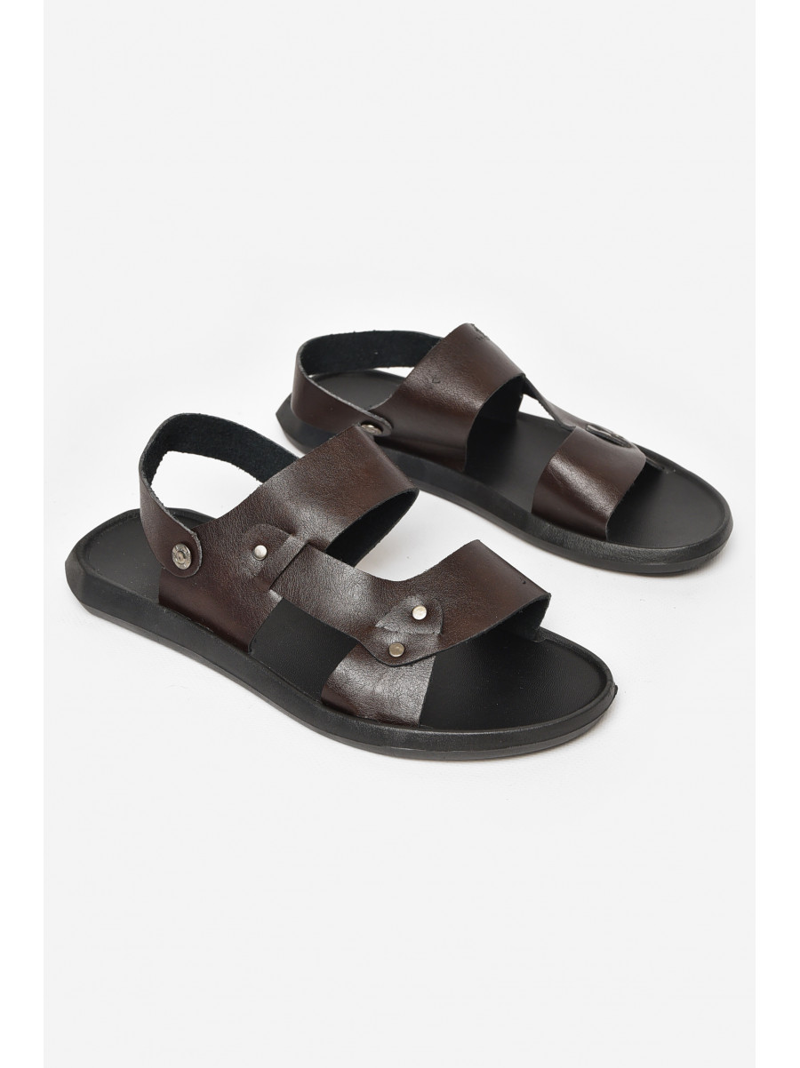 Сандалии мужские коричневого цвета 77С 213420C
