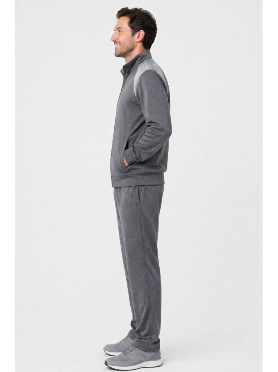 Спортивный костюм мужской серого цвета Y-938-H 213423C