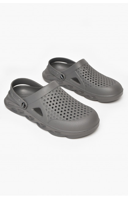 Кроксы мужские серого цвета с-92 213425C