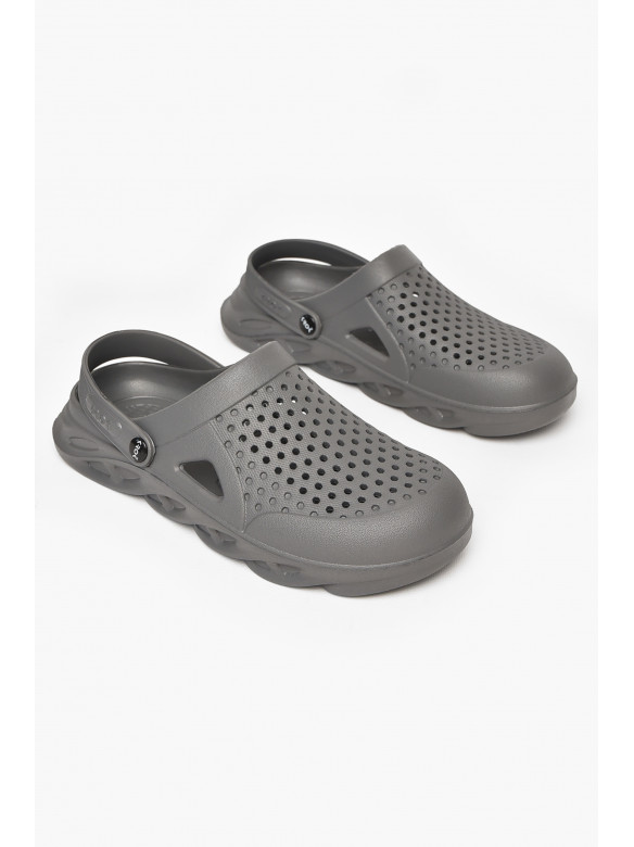 Кроксы мужские серого цвета с-92 213425C