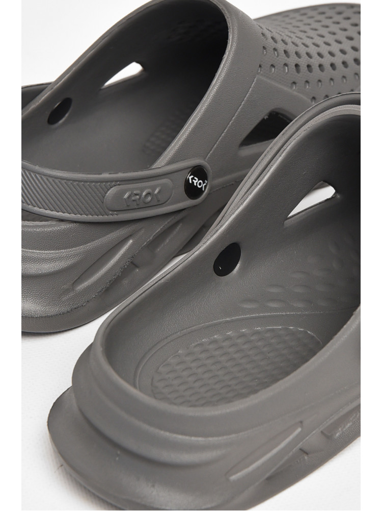 Кроксы мужские серого цвета с-92 213425C