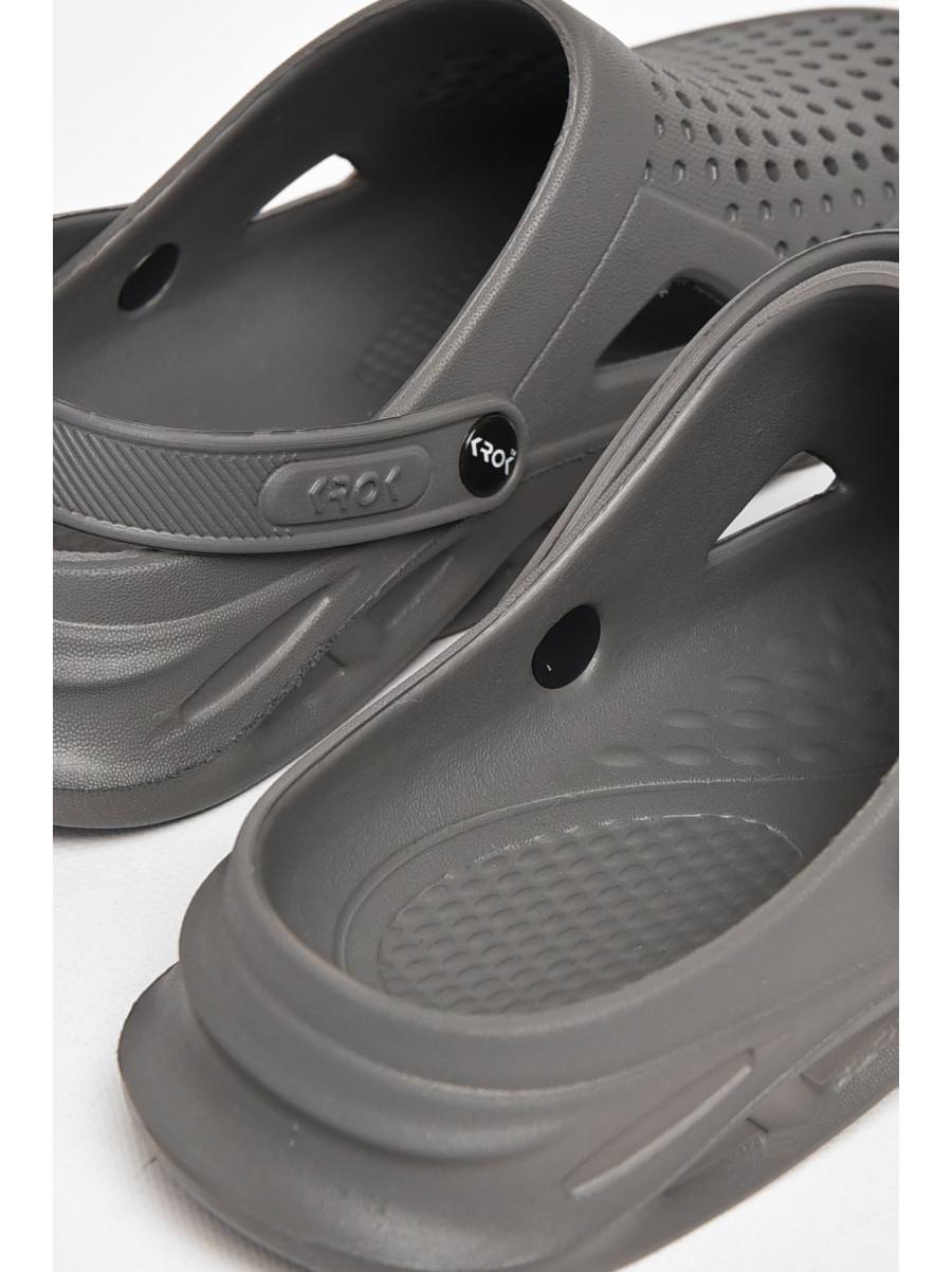 Кроксы мужские серого цвета с-92 213425C