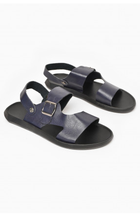 Сандалии мужские темно-синього цвета 70В 213426C