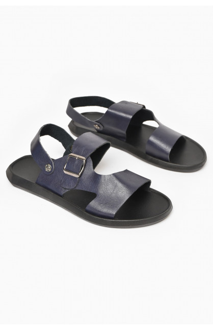 Сандалии мужские темно-синього цвета 70В 213426C