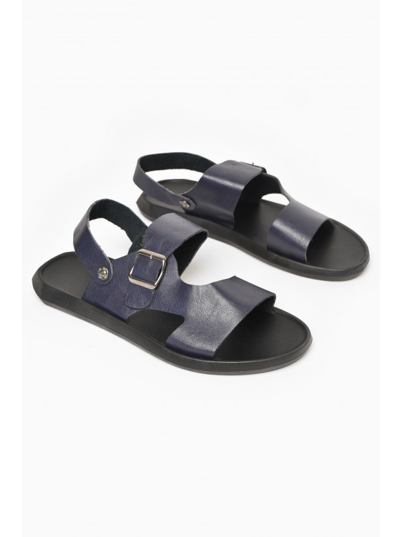 Сандалии мужские темно-синього цвета 70В 213426C