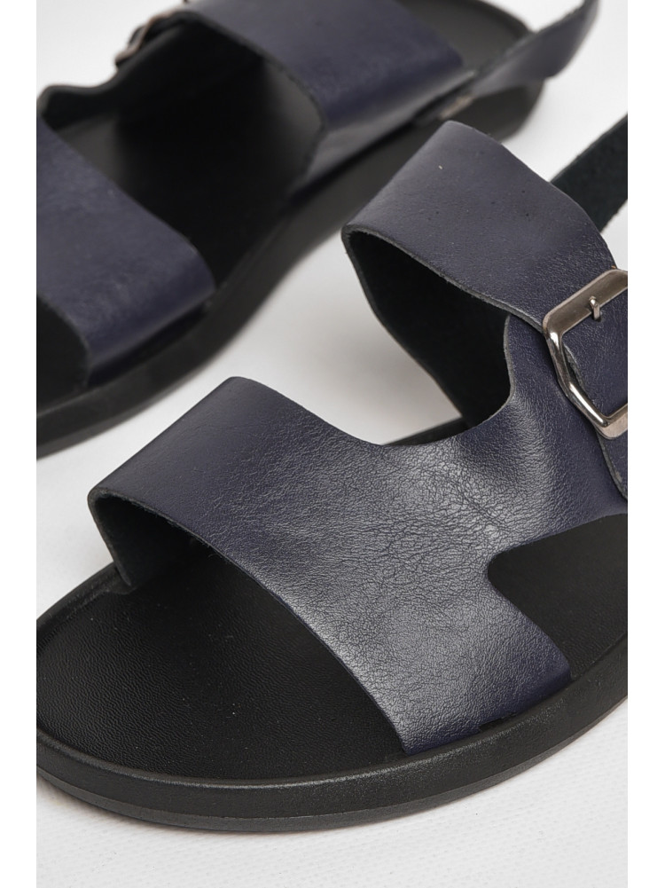 Сандалии мужские темно-синього цвета 70В 213426C