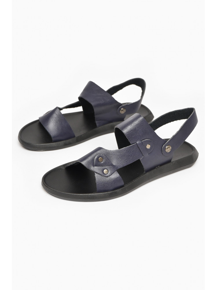 Сандалии мужские темно-синього цвета 77В 213427C