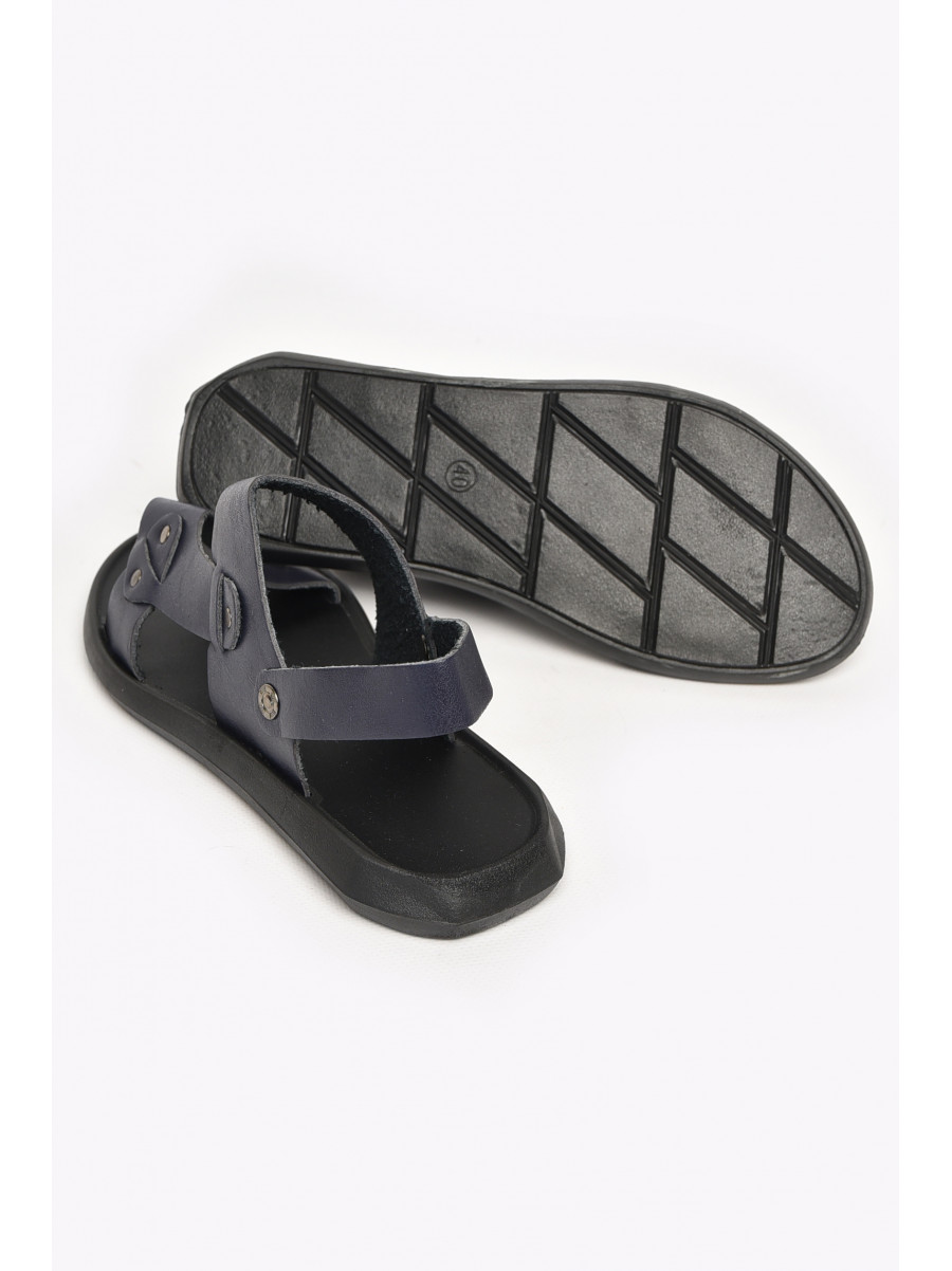 Сандалии мужские темно-синього цвета 77В 213427C