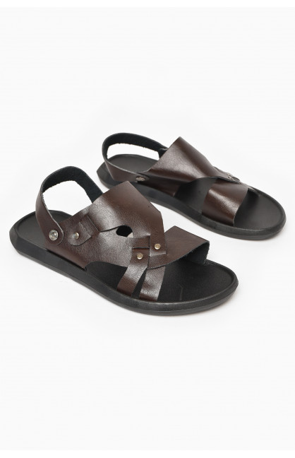 Сандалии мужские коричневого цвета 75С 213428C
