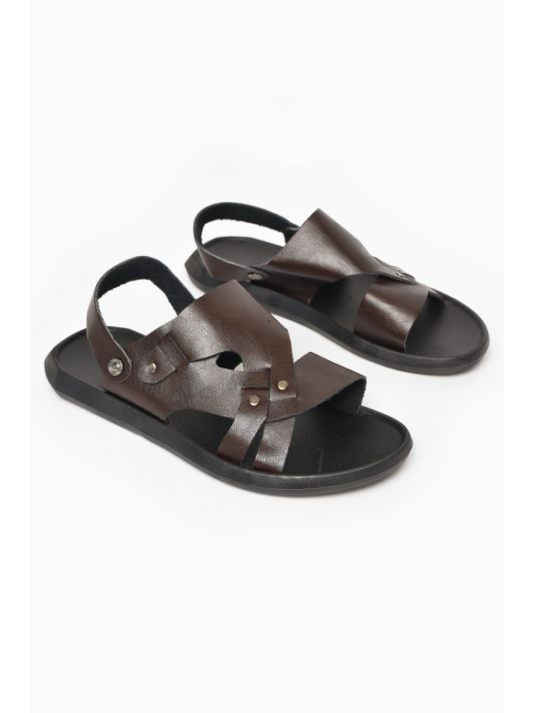 Сандалии мужские коричневого цвета 75С 213428C