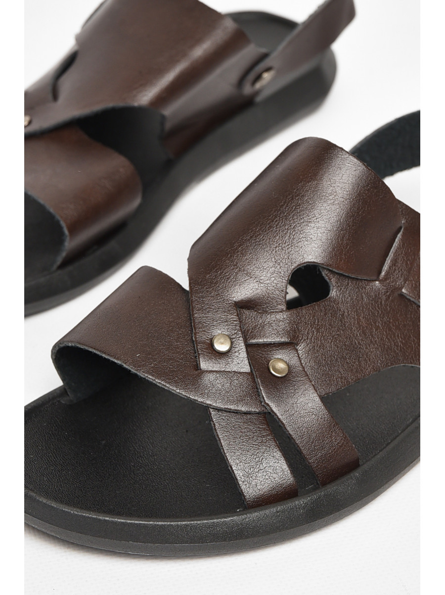 Сандалии мужские коричневого цвета 75С 213428C