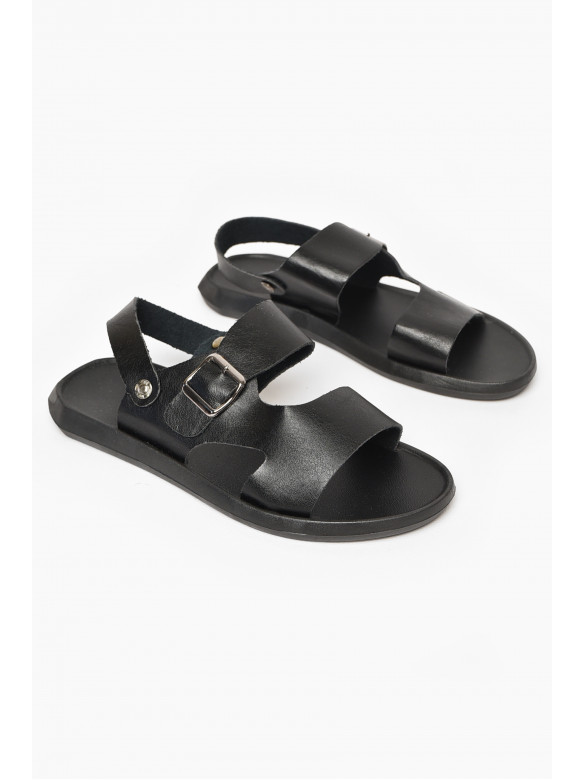 Сандали мужские черного цвета 70А 213430C