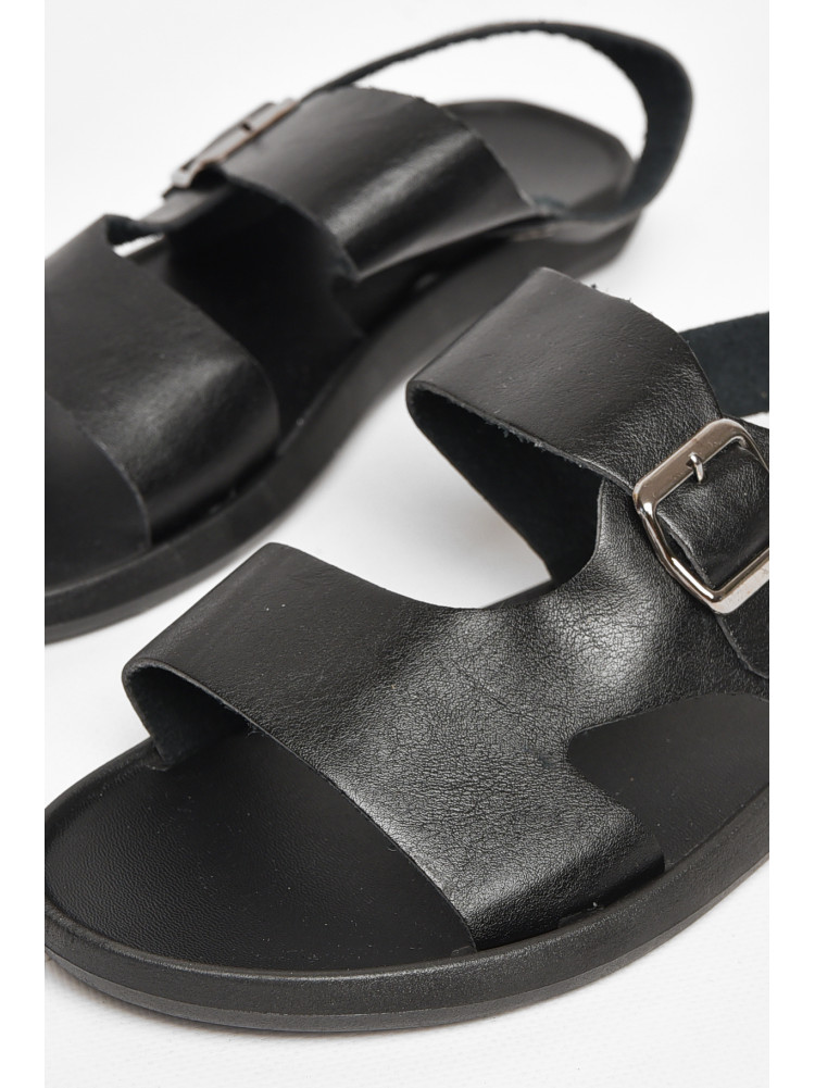 Сандали мужские черного цвета 70А 213430C