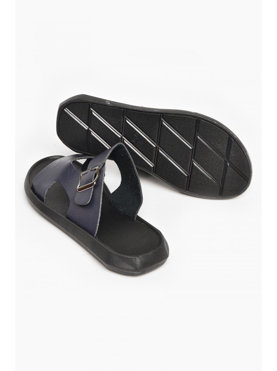 Шлепки мужские темно-синего цвета 80в 213431C