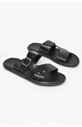 Шлепки мужские черного цвета 88А 213433C