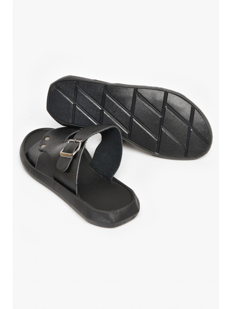 Шлепки мужские черного цвета 88А 213433C