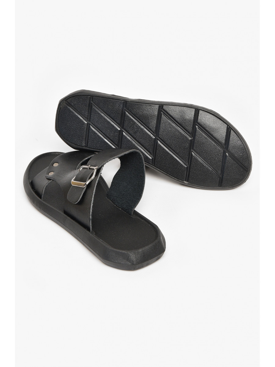 Шлепки мужские черного цвета 88А 213433C