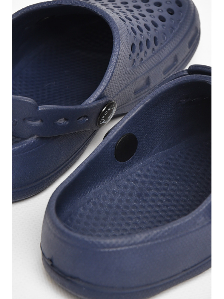 Кроксы детские синего цвета 213529C