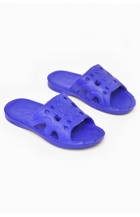 Шлепки детские для мальчика пена темно-синего цвета 502 213531C