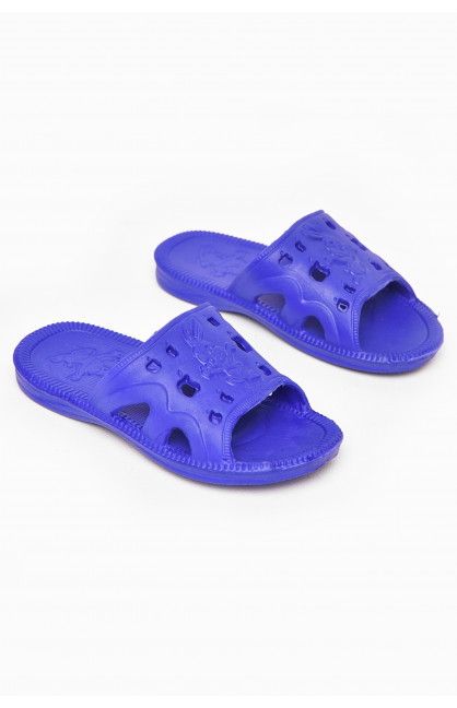 Шлепки детские для мальчика пена темно-синего цвета 502 213531C