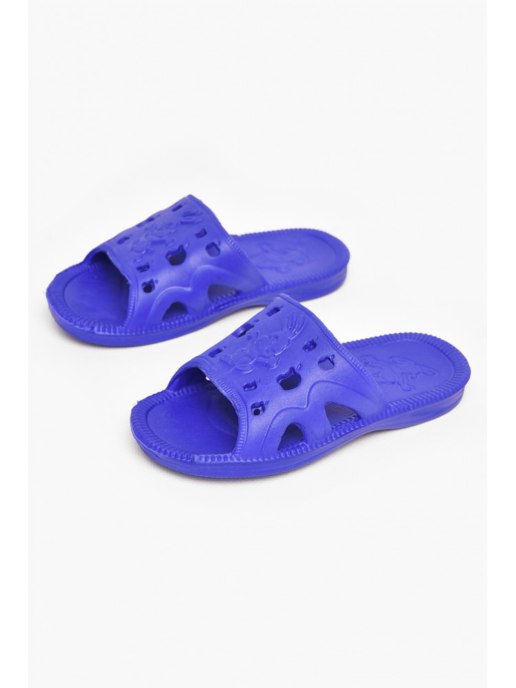 Шлепки детские для мальчика пена темно-синего цвета 502 213531C