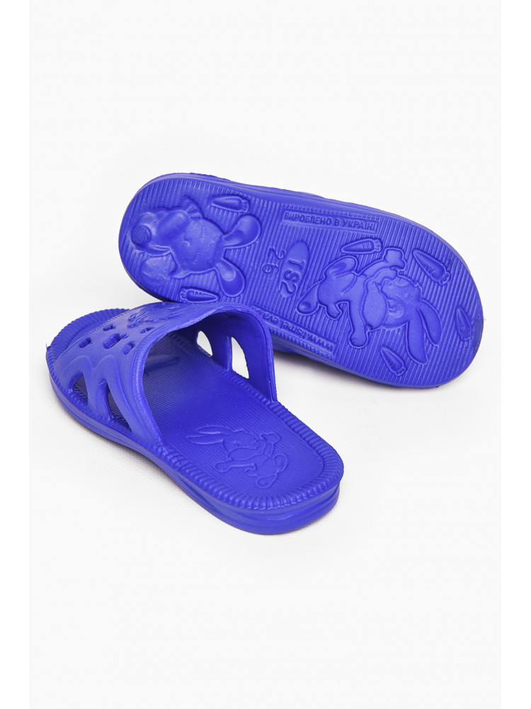 Шлепки детские для мальчика пена темно-синего цвета 502 213531C