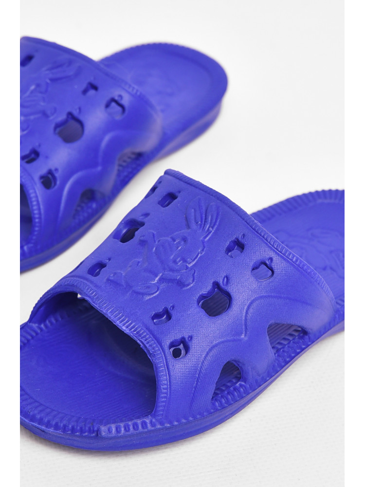 Шлепки детские для мальчика пена темно-синего цвета 502 213531C