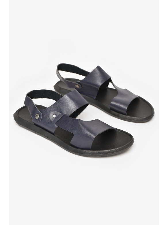 Сандалии мужские темно-синього цвета 72В 213560C
