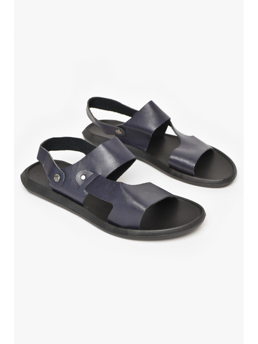 Сандалии мужские темно-синього цвета 72В 213560C