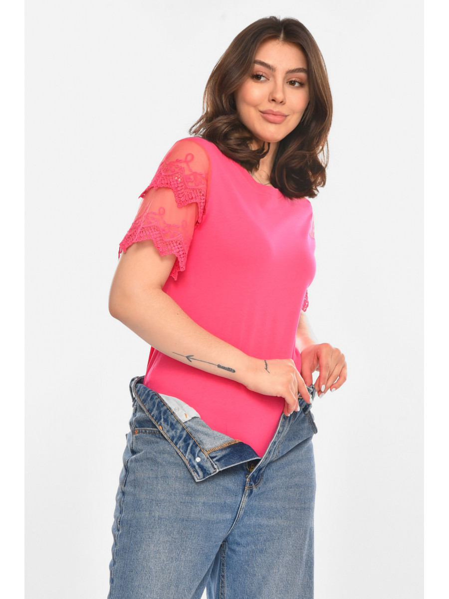 Боді жіноче рожевого кольору 213604C