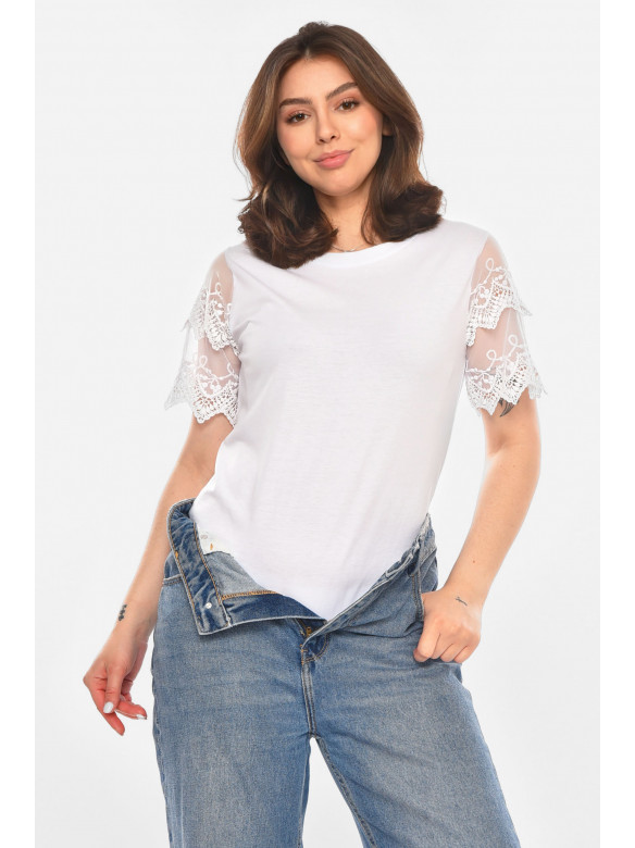 Боді жіноче білого кольору 213605C