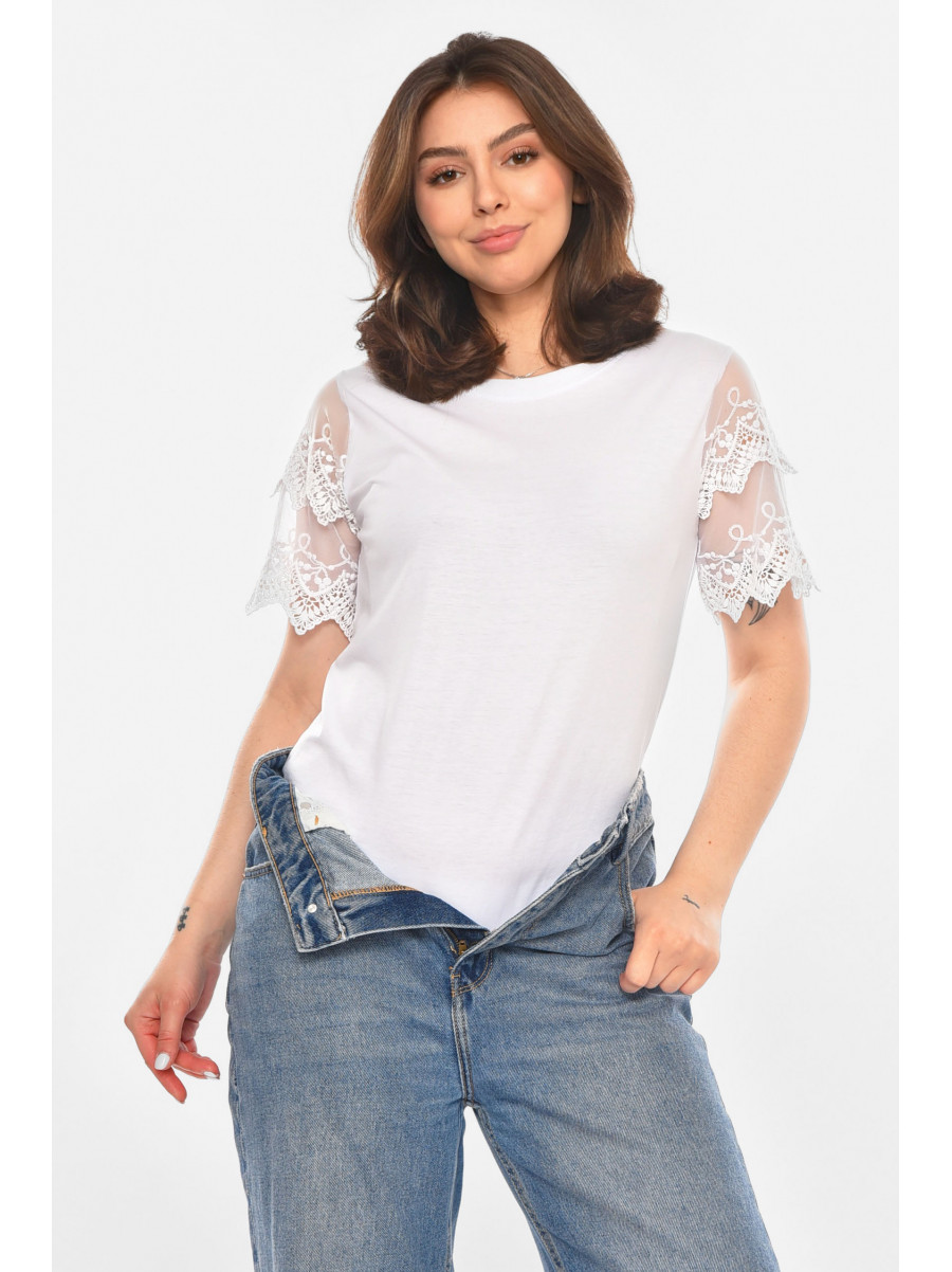 Боді жіноче білого кольору 213605C