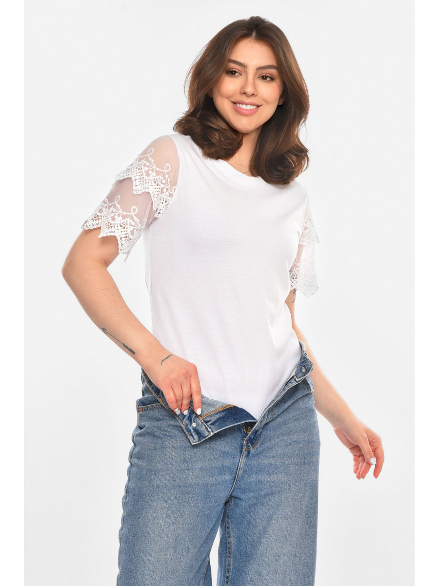 Боді жіноче білого кольору 213605C