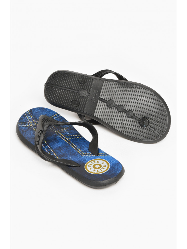 Вьетнамки подростковые для мальчика черного цвета В17 213652C