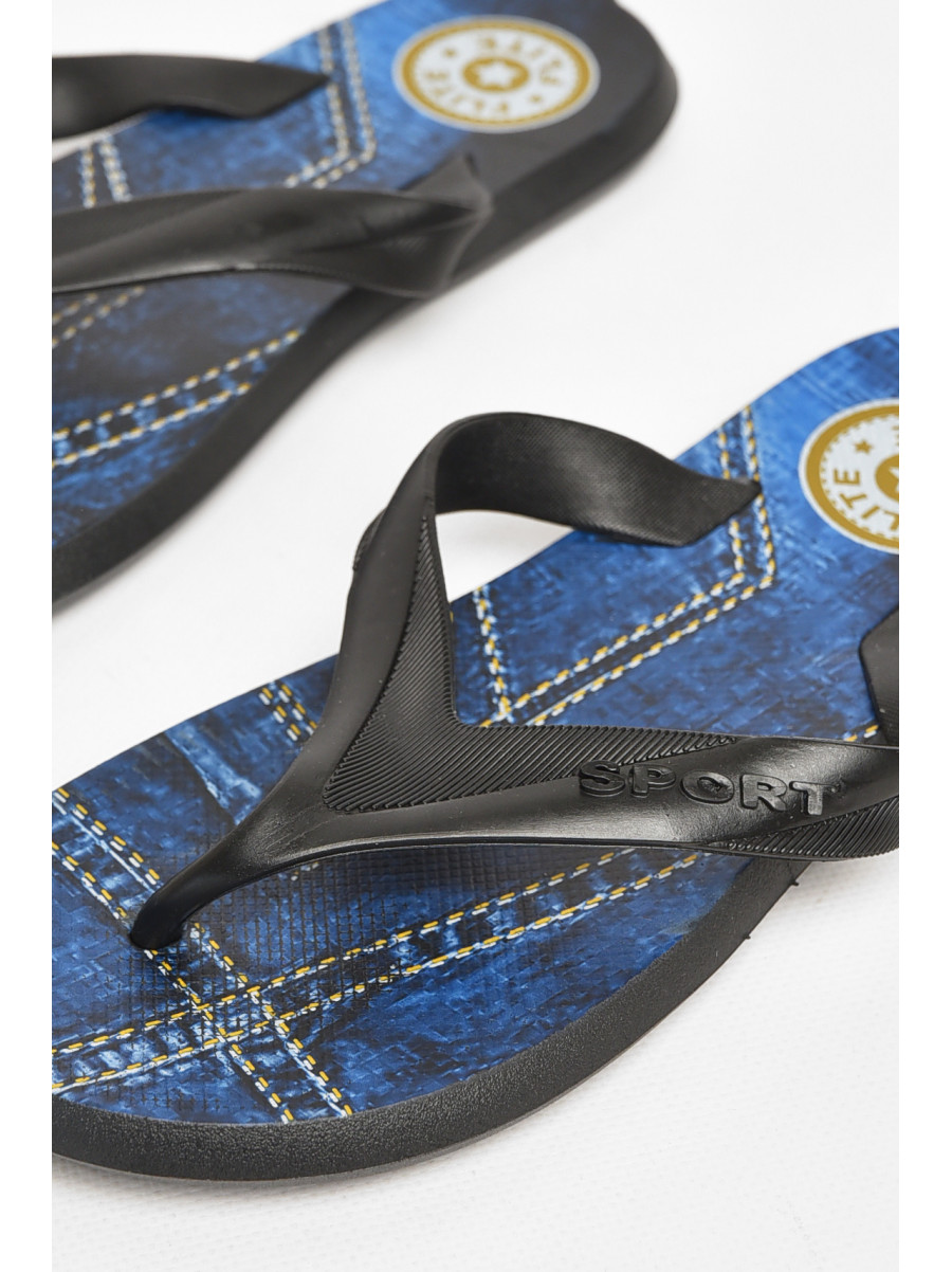 Вьетнамки подростковые для мальчика черного цвета В17 213652C