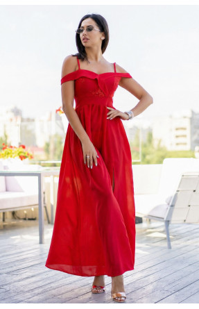 Платье женске красного цвета 5330 213712C