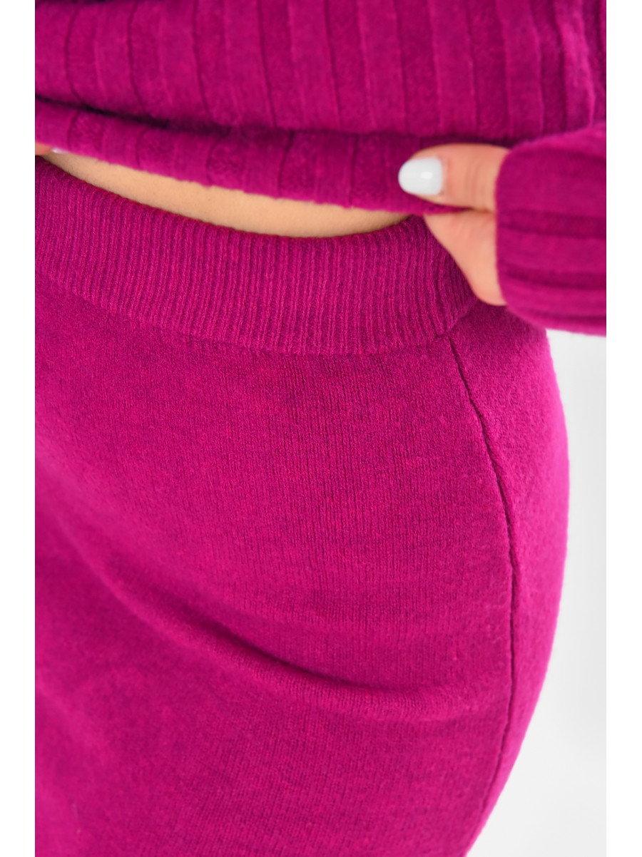 Костюм женский кашемировый фиолетового цвета 213743C