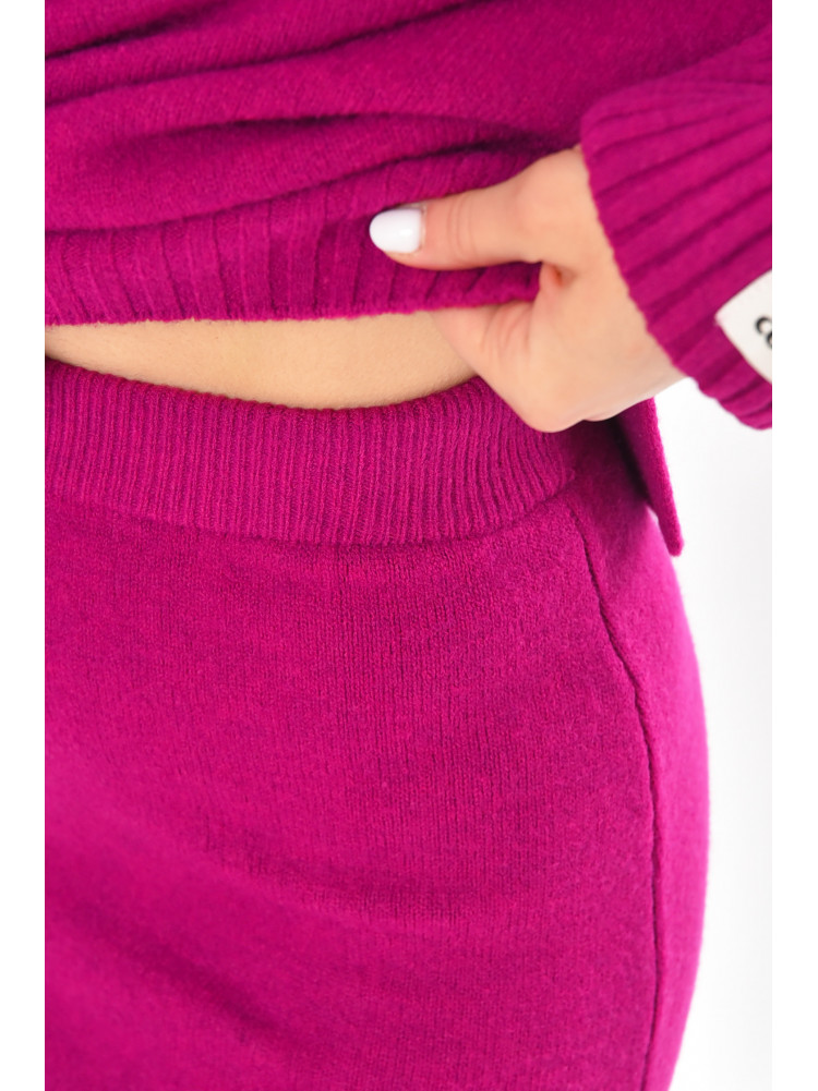 Костюм женский кашемировый фиолетового цвета 213746C