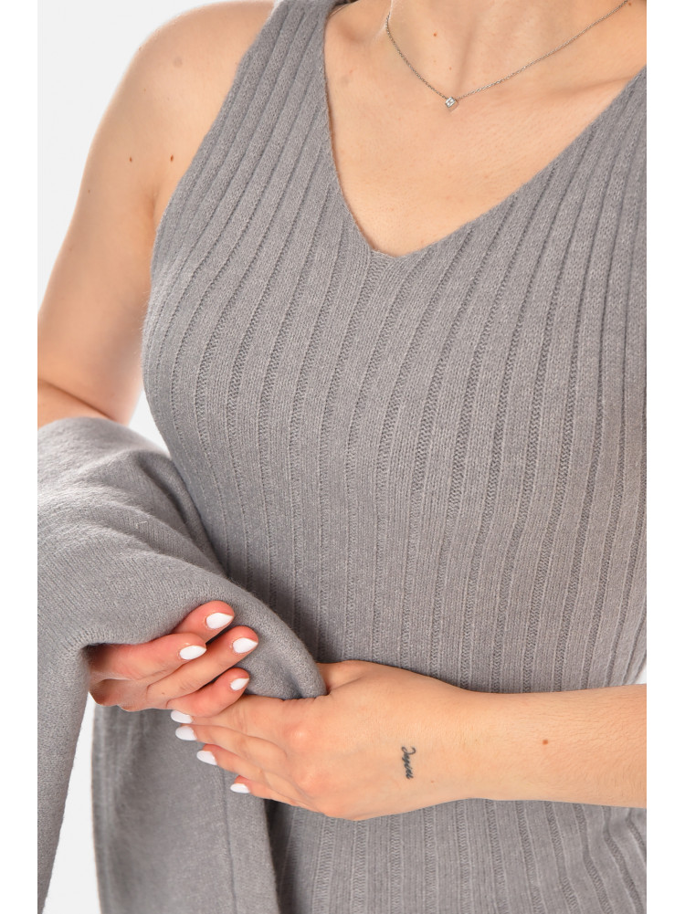 Костюм женский серого цвета 213784C