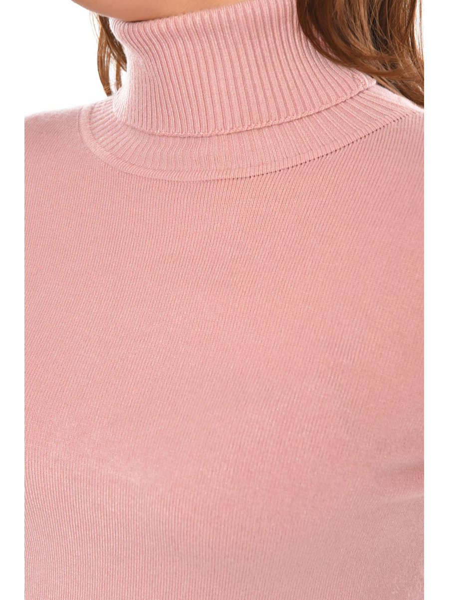 Кофта женская однотонная светло-сиреневого цвета 213785C