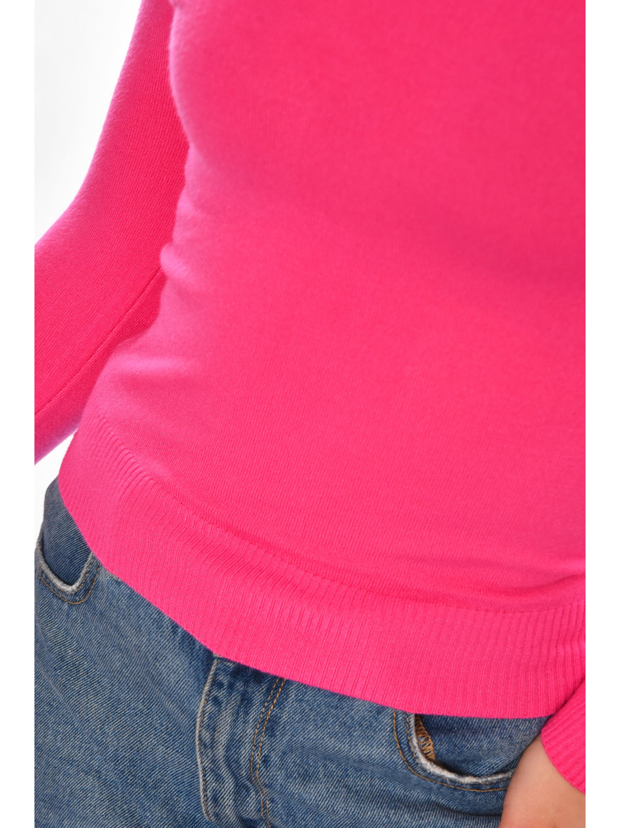 Кофта женская однотонная розового цвета 213787C
