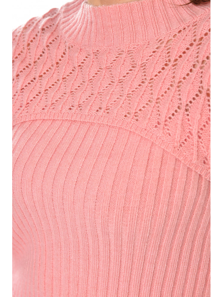 Кофта женская однотонная розового цвета 213797C