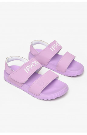 Босоножки женские сиреневого цвета 2211-15 213801C