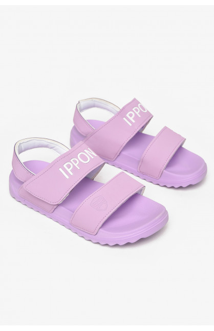 Босоножки женские сиреневого цвета 2211-15 213801C